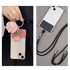 24 Stück 12 Farben Stoff-Handy-Lanyard&nbsp;FIND-GA0002-88