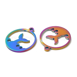 Ionenplattierung (IP) 304 Edelstahlanhänger&nbsp;STAS-L020-018RC