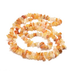 Natürliche Topas-Jade-Chip-Perlenstränge&nbsp;X-G-M205-16