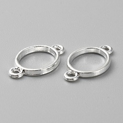 Verbindungsanhänger mit offener Rückseite aus Zinklegierung&nbsp;FIND-WH0139-69B-S