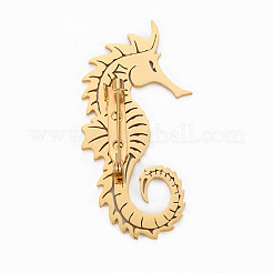 Broche hippocampe&nbsp;JEWB-N007-004G-FF