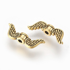 Perline in lega stile tibetano&nbsp;TIBEB-6139-AG-FF
