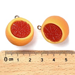 3d Anhänger aus undurchsichtigem Harz mit Obstmotiv&nbsp;RESI-G111-01C