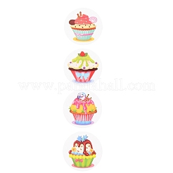 8 Arten Geburtstagsthema Papieraufkleber&nbsp;X-DIY-L051-005B