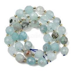 Chapelets de perles de jade blanche naturelle&nbsp;G-D305-B01-01S