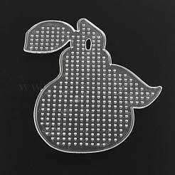 Pear abc Kunststoff pegboards für 5x5mm Heimwerker Fuse beads verwendet&nbsp;X-DIY-Q009-33