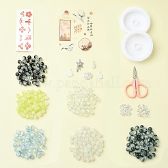 DIY-Set zur Herstellung von Armbändern aus Bunte Malerei-Perlen&nbsp;DIY-FZC0001-01C