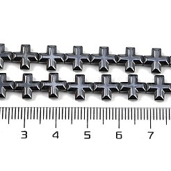 Galvanisierte synthetische nichtmagnetische Hämatitperlenstränge&nbsp;G-K375-E02-02