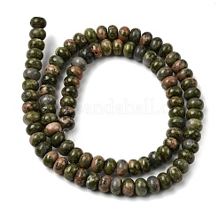 Chapelets de perles en unakite naturelle&nbsp;G-A280-A20-01