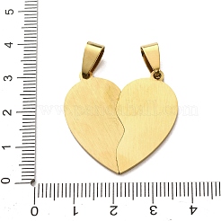201 pendentifs fendus en acier inoxydable&nbsp;STAS-F368-07G