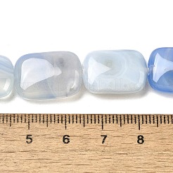Chapelets de perles en agate à rayures naturelles/agates à bandes&nbsp;G-B137-B01-01D