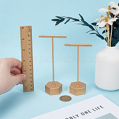 6 Satz 2 Stile Legierung T-Bar einzelne baumelnde Ohrring Displayständer&nbsp;EDIS-DR0001-12