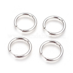 Orecchini a cerchio in acciaio inossidabile 304&nbsp;EJEW-P177-P-06A