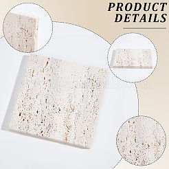 Piedistalli espositivi in travertino naturale&nbsp;DIY-WH20002-68A-01