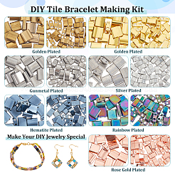 DIY-Set zur Herstellung von Fliesenarmbändern&nbsp;DIY-NB0008-91