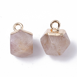 Natürliche Erdbeerquarz-Charms&nbsp;X-G-S359-015E