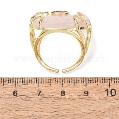Anneaux de manchette en quartz rose naturel&nbsp;GG-CBA5FCC-02G-09
