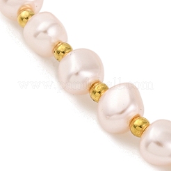 Bracelet en alliage imitation perle pour femme&nbsp;BJEW-M018-02A