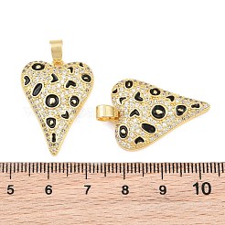 Pendentifs en laiton zircon cubique transparent&nbsp;CU-CBA765C-19G-01