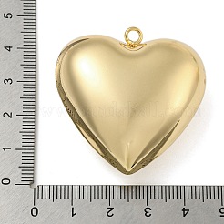 Colgantes de latón corazón&nbsp;KK-N254-98G-02