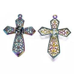 Alliage gros pendentifs strass supports&nbsp;PALLOY-N156-030-RS