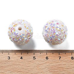 Cuentas de bolas de rhinestone acrílicos&nbsp;OACR-A035-01A