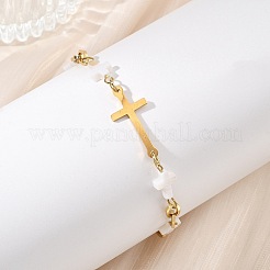 Armbänder aus natürlichen Süßwassermuschelperlen&nbsp;BJEW-JB13909