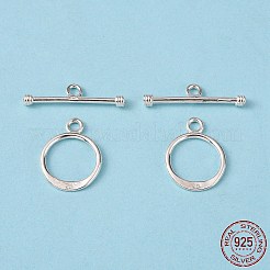 925 Sterling Silber Knebelverschlüsse&nbsp;STER-A008-37