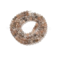 Natürliche Multi-Mondstein-Perlenstränge&nbsp;LS-G-B074-B08-02