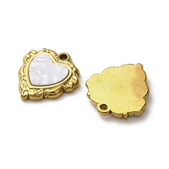 Pendentifs en résine en acier inoxydable 304&nbsp;STAS-P406-15F-G