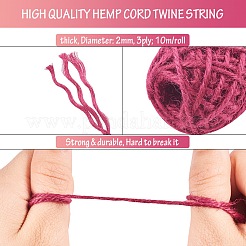 12 Farben Jutekordel&nbsp;OCOR-L039-G