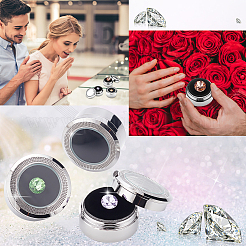 Legierung schmuck geschenkboxen&nbsp;LS-OBOX-WH0007-17B