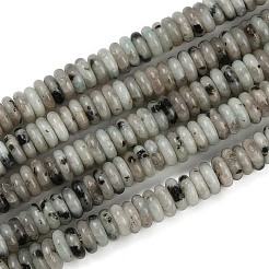 Natur Sesam Jaspis Perlen Stränge&nbsp;G-Q159-B27-01