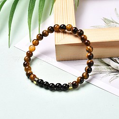 Ensemble de bracelets extensibles énergétiques d'aromathérapie pour les femmes filles&nbsp;BJEW-JB06736-01