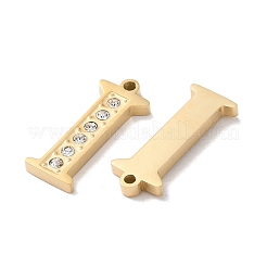 Pendenti in acciaio inossidabile 304 placcato oro 14k&nbsp;STAS-L022-157G-I
