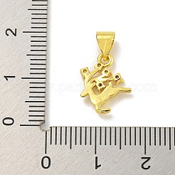 Gestell Messing MICRO PAVE Zirkonia Reize&nbsp;KK-C074-06G