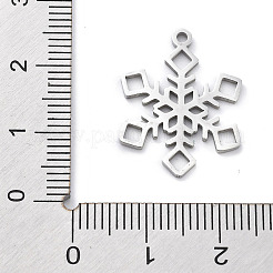 Pendentifs en acier inoxydable 304 anti-ternissement sur le thème de Noël&nbsp;STAS-R003-04P-04