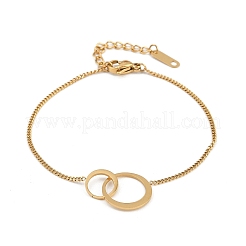 304 Edelstahl-Gliederarmbänder für Damen&nbsp;BJEW-G755-01G