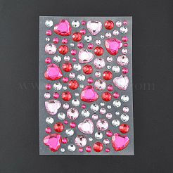 Transparenter Acryl Strass Aufkleber&nbsp;DIY-WH0067-03D