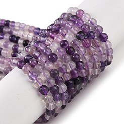 I filamenti di perline fluori viola naturale&nbsp;G-P530-B08-01
