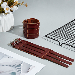 Punk-Rock-Stil Lederarmbänder&nbsp;BJEW-WH0816-013A