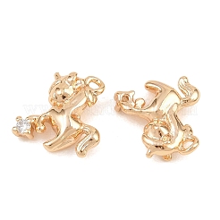 Colgante micropavé cubic zirconia de latón&nbsp;KK-L261-02G