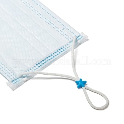Stern PVC Kunststoff Kabelschloss für Mundabdeckung&nbsp;LS-KY-D013-01E