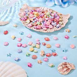 500 pièce de 5 perles acryliques de style artisanal&nbsp;MACR-TA0002-62