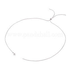 Collane scorrevoli regolabili in acciaio inossidabile 304&nbsp;NJEW-CJ0001-01P