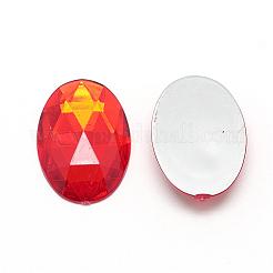 Cabochons de strass à dos plat en acrylique&nbsp;GACR-Q011-30x40-08