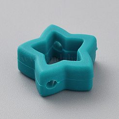 Perline focali in silicone a stella&nbsp;LS-SIL-TAC0008-07N