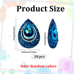 50 Stück Harz Cabochons&nbsp;CRES-GF0001-07