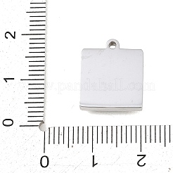 Anhänger aus Edelstahl 303 mit Katzenaugen-Pavé&nbsp;STAS-K325-05P-01