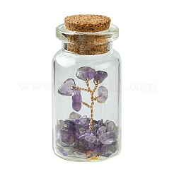 Transparente Glas-Wunschflaschendekoration&nbsp;AJEW-JD00011